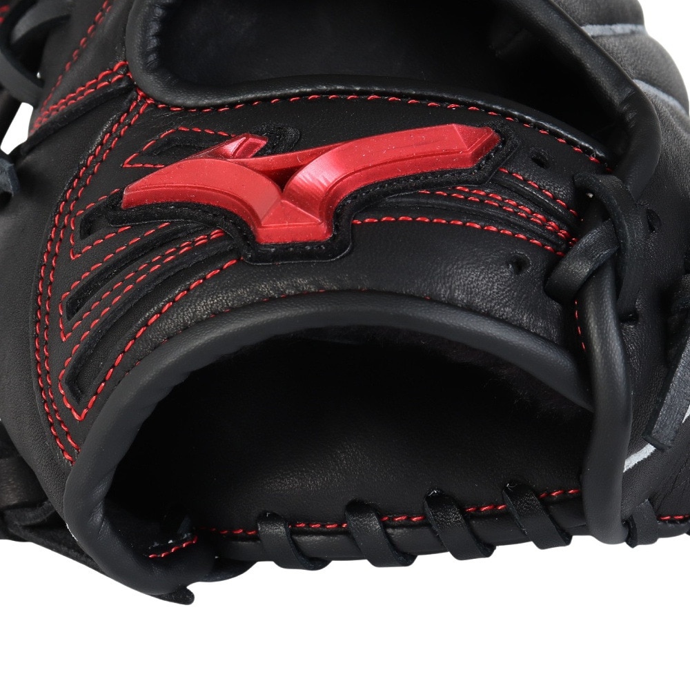 ミズノ（MIZUNO）（キッズ）少年軟式用グラブ オールラウンド用 野球グローブ ウィルドライブ RED IBE 左投げ用 1AJGY32420 09H