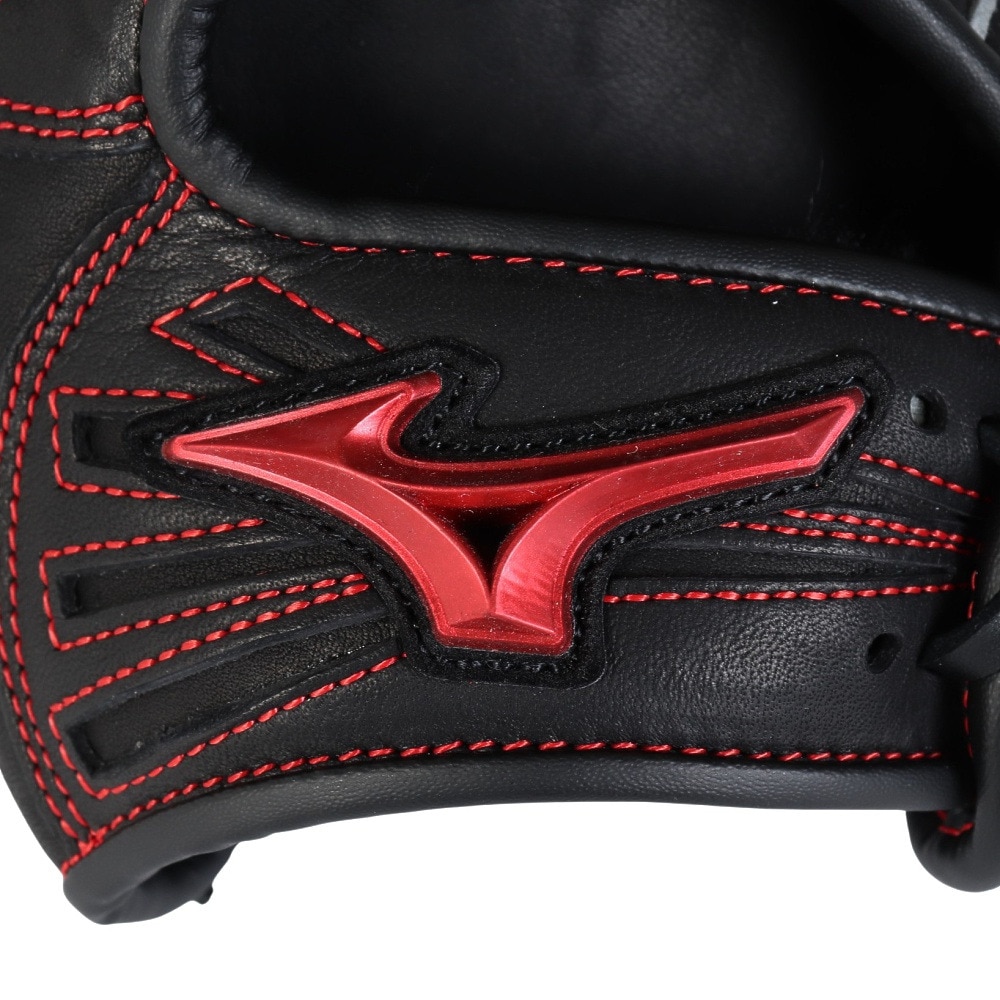 ミズノ（MIZUNO）（キッズ）少年軟式用グラブ オールラウンド用 野球グローブ ウィルドライブ RED IBE 左投げ用 1AJGY32420 09H