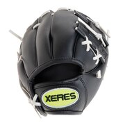 セレス(XERES)(キッズ)ジュニア S 野球 グローブ 軟式 右投げ用 722E9ZK4000 BKWT