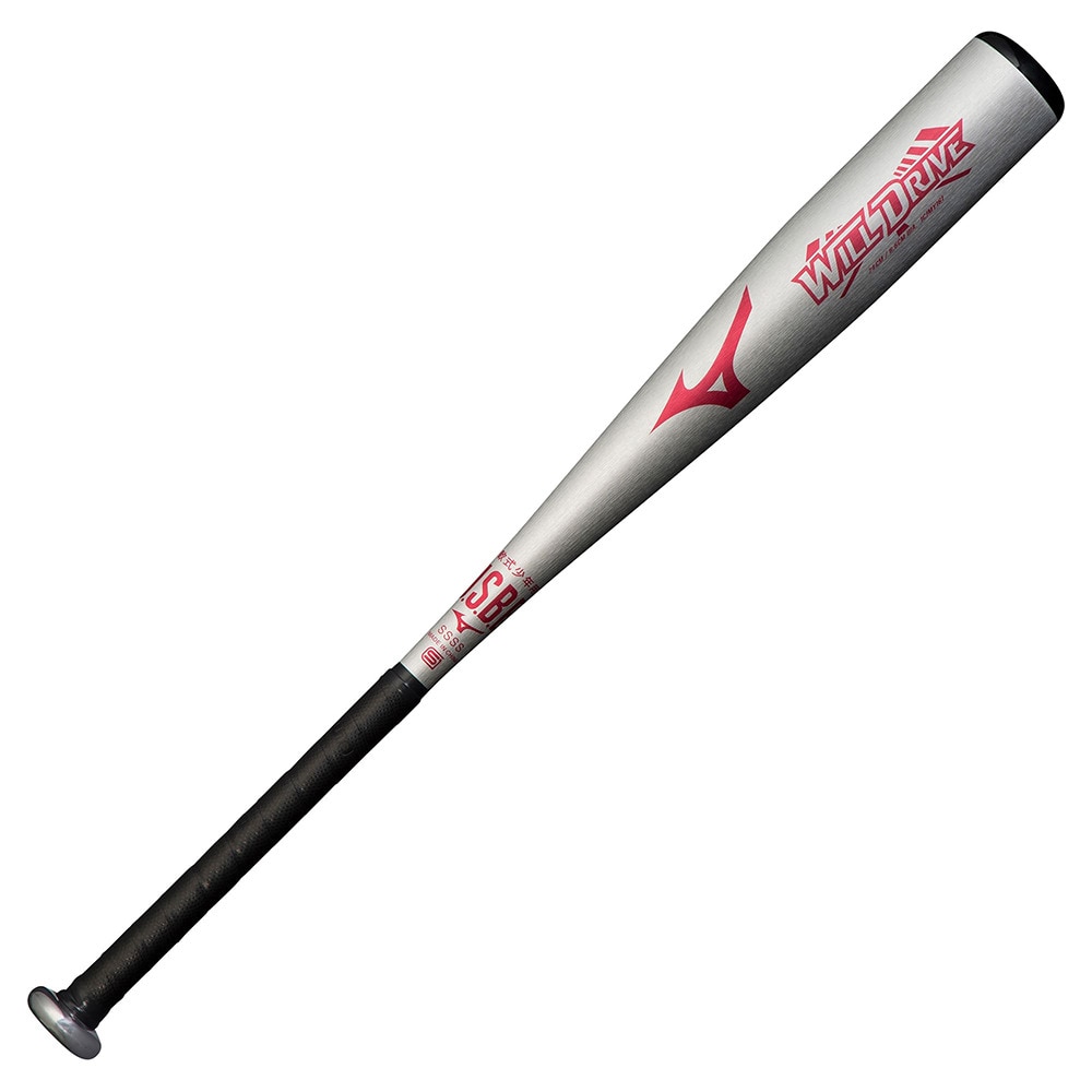 ミズノ（MIZUNO）（キッズ）少年軟式用バット 野球 ジュニア ウィルドライブレッド 74cm/平均500g 1CJMY16174 03