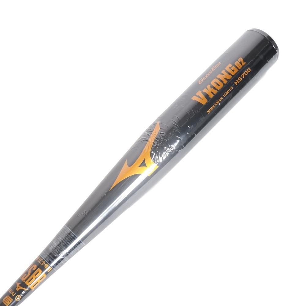 ミズノ（MIZUNO）（キッズ）少年軟式用バット 野球 ジュニア グローバルエリート Vコング02 79cm/平均600g 1CJMY17079 09