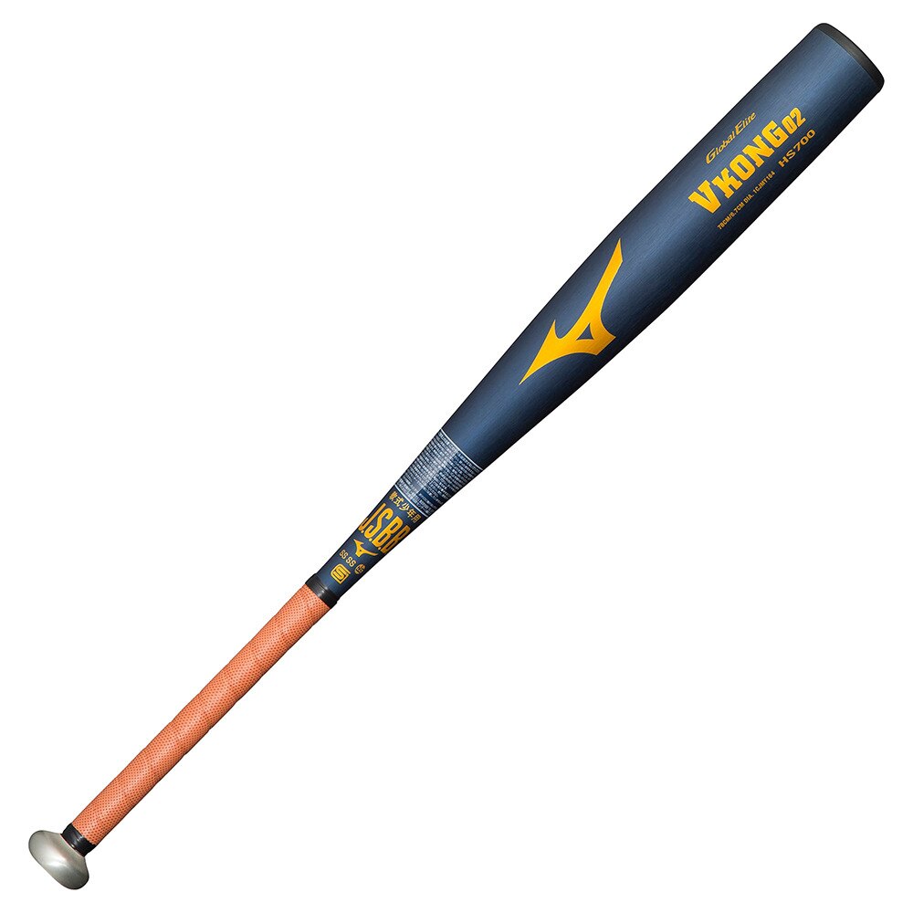 ミズノ（MIZUNO）（キッズ）少年軟式用バット 野球 グローバルエリート Vコング02 金属製 78cm/平均590g 23AW  1CJMY16478 10
