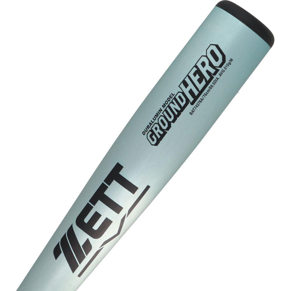 ゼット（ZETT）（キッズ）少年軟式用バット 野球 GROUNDHERO 76cm/510g BAT74376A-2201