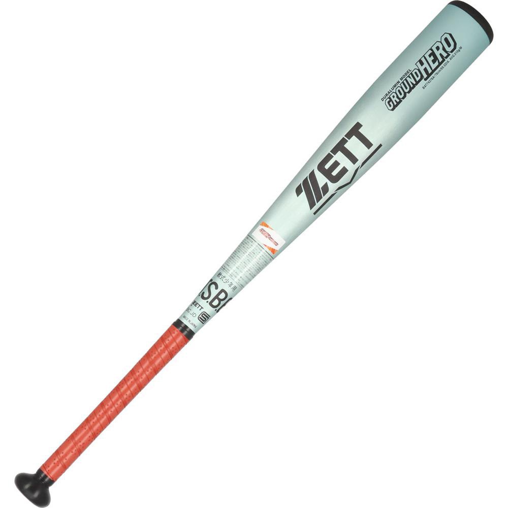 ゼット（ZETT）（キッズ）少年軟式用バット 野球 GROUNDHERO 76cm/510g BAT74376A-2201