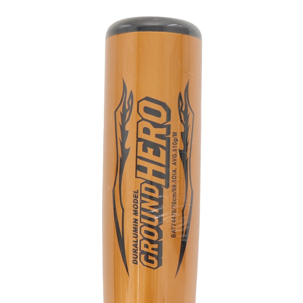 ゼット（ZETT）（キッズ）少年軟式用バット 野球 ジュニア グランドヒーロー 76cm/510g平均 BAT74476-8200