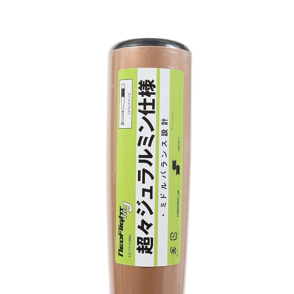 エスエスケイ（SSK）（キッズ）少年軟式用金属製バット 野球 ジュニア ネオフライトRBJ 78cm/570g平均 SBB5065F-3890-78