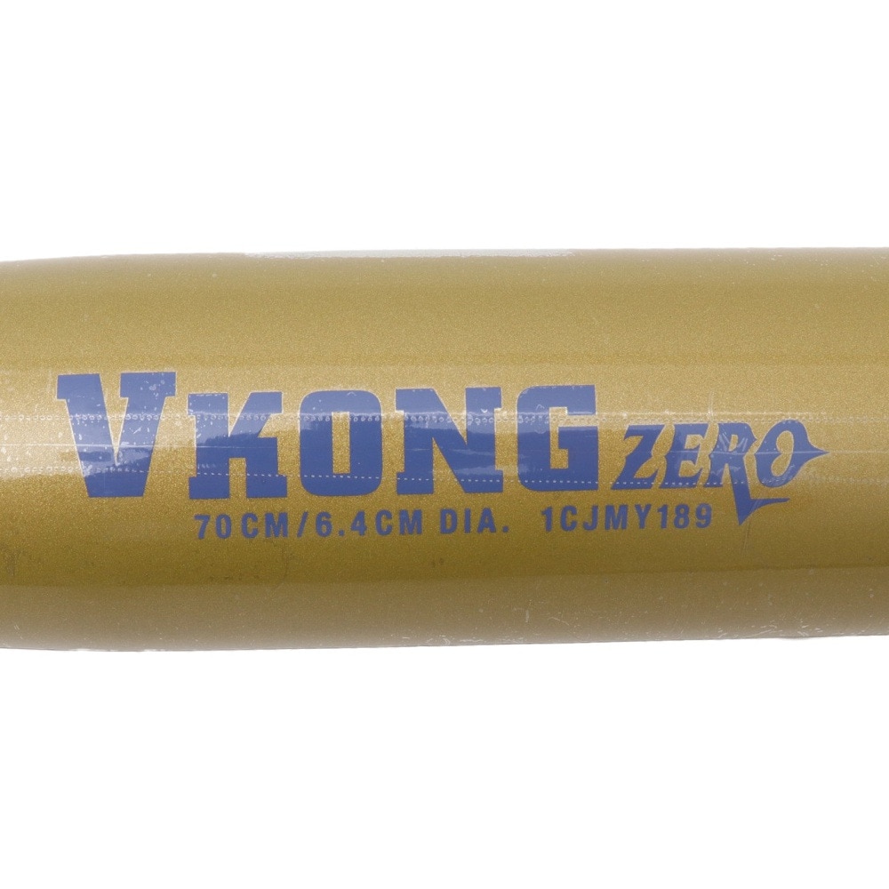 ミズノ（MIZUNO）（キッズ）少年軟式用バット 野球 小学生軟式用VコングZERO 金属製 70cm 平均430g 1CJMY18970 50