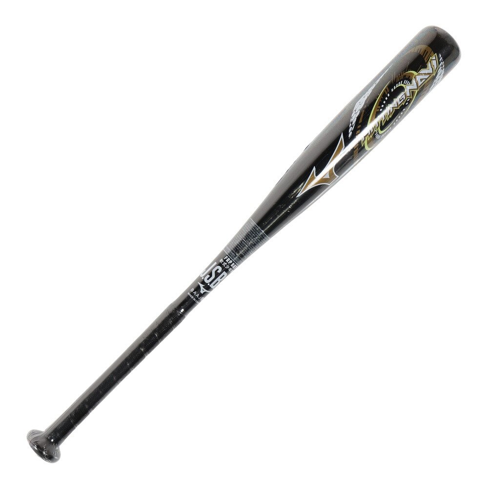 ミズノ（MIZUNO）（キッズ）少年軟式用バット ヒッティングナビ FRP製/70cm/平均400g 1CJFY12570 09 カウンターバランス