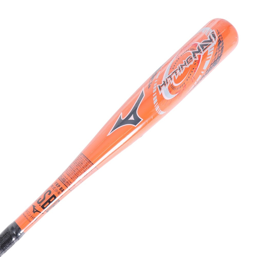 ミズノ（MIZUNO）（キッズ）少年軟式用バット 野球 ジュニア ヒッティングナビ 68cm/平均380g 1CJFY13568 54