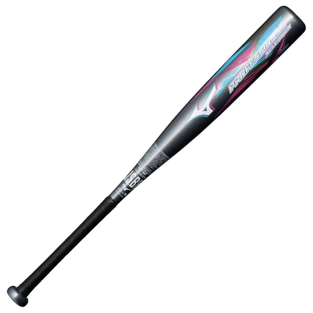 ミズノ（MIZUNO）（キッズ）少年軟式用バット 野球 ジュニア プロフェッショナルセレクション 76cm/平均480g 1CJFY14076 RN7