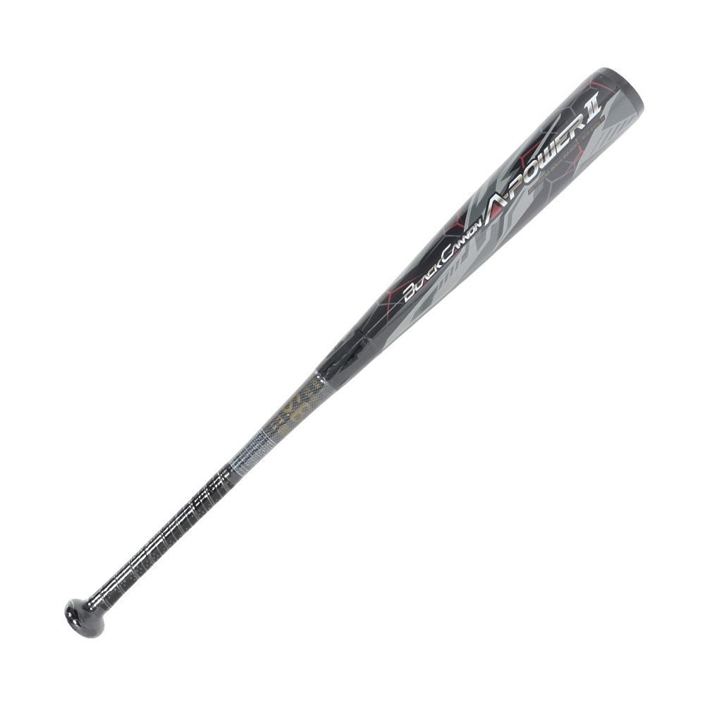 ゼット（ZETT）（キッズ）少年軟式用バット 野球 ジュニア ブラックキャノンAパワー2 80cm/610g平均 BCT75530-1900