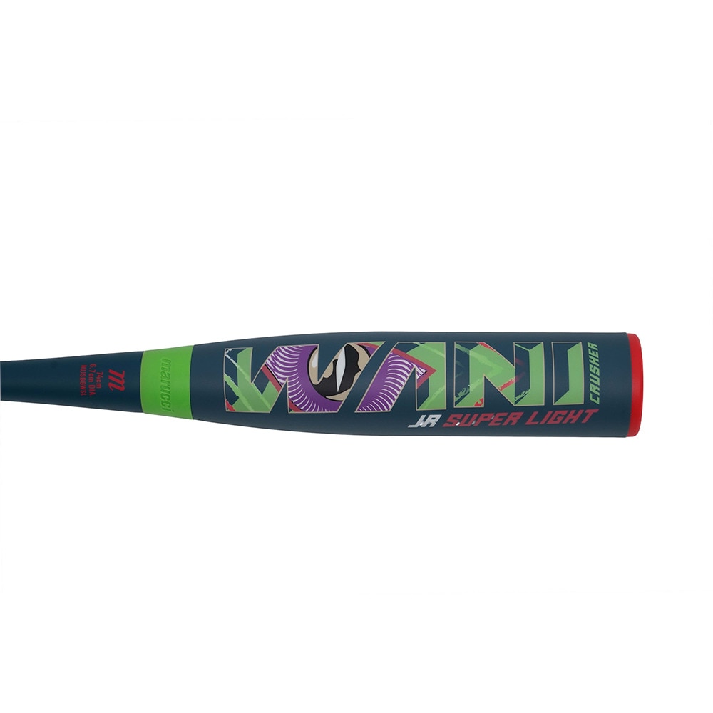 マルーチ（marucci）（キッズ）少年軟式用バット 野球 ジュニア ワニクラッシャースーパーライト 76cm/平均520g MJJSBBWSL1-76