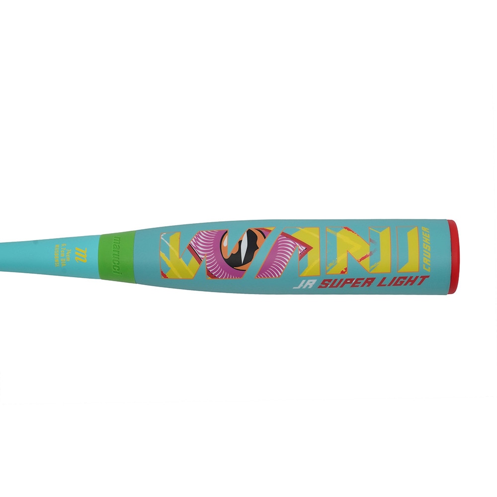 マルーチ（marucci）（キッズ）少年軟式用バット 野球 ジュニア ワニクラッシャースーパーライト 76cm/平均520g MJJSBBWSL2-76