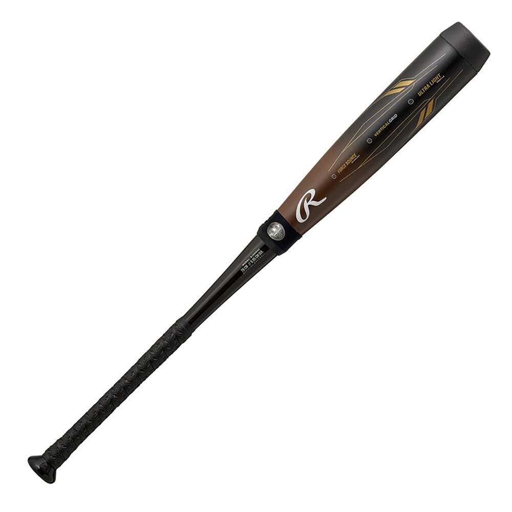 ローリングス（Rawlings）（キッズ）少年軟式用バット 野球 ジュニア ハイパーマッハフォース 78cm/平均530g BJ3HM4C-GLD