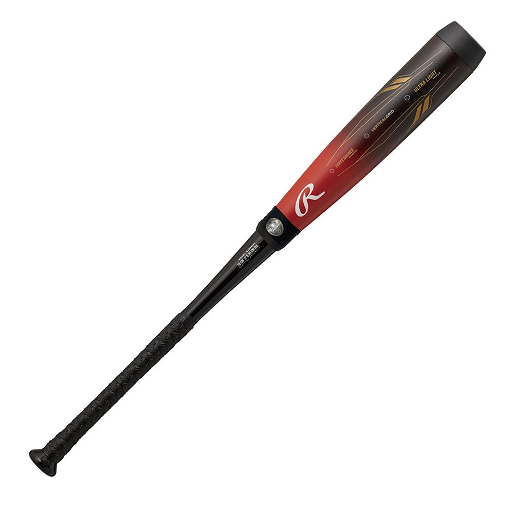 ローリングス（Rawlings）（キッズ）少年軟式用バット 野球 ジュニア ハイパーマッハフォース 76cm/平均520g BJ3HM4C-RD