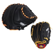 (キッズ)親子バッテリーセット 野球 キャッチャーミット ピッチャーグラブ 2個セット ブラック BG80-82