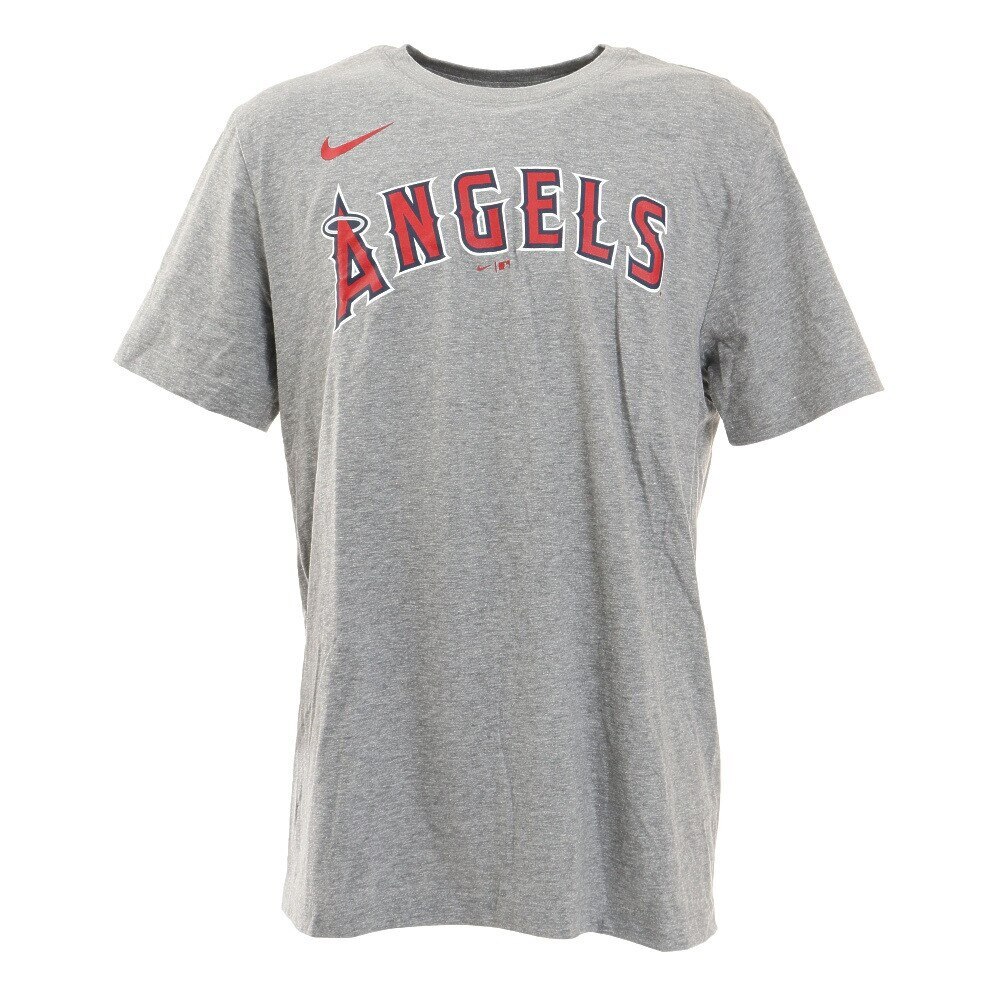 ナイキ（NIKE）（メンズ）メンズ MLB 半袖Tシャツ 大谷翔平 OTANI ネーム&ナンバーTシャツ グレー N19906GAN3JKB 野球