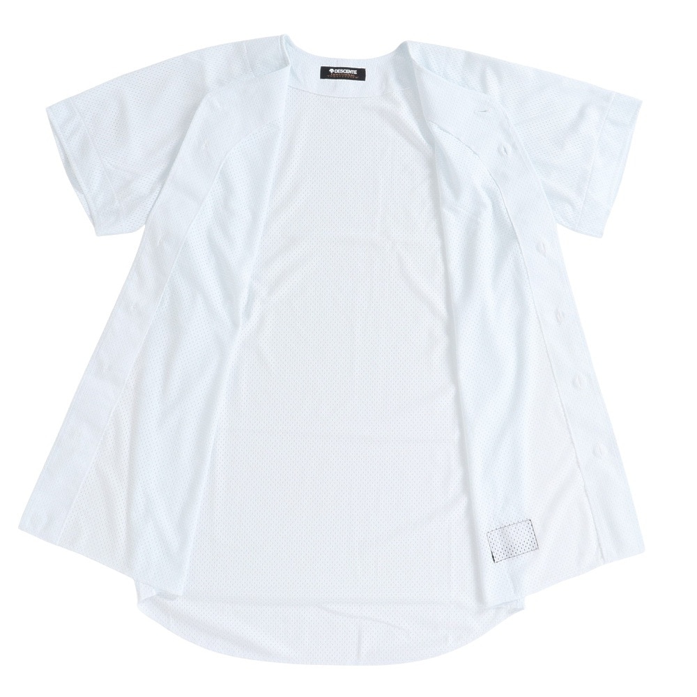 デサント（DESCENTE）（メンズ）野球 ユニフォーム フルオープンシャツ メンズ 白 STD-17T SWHT
