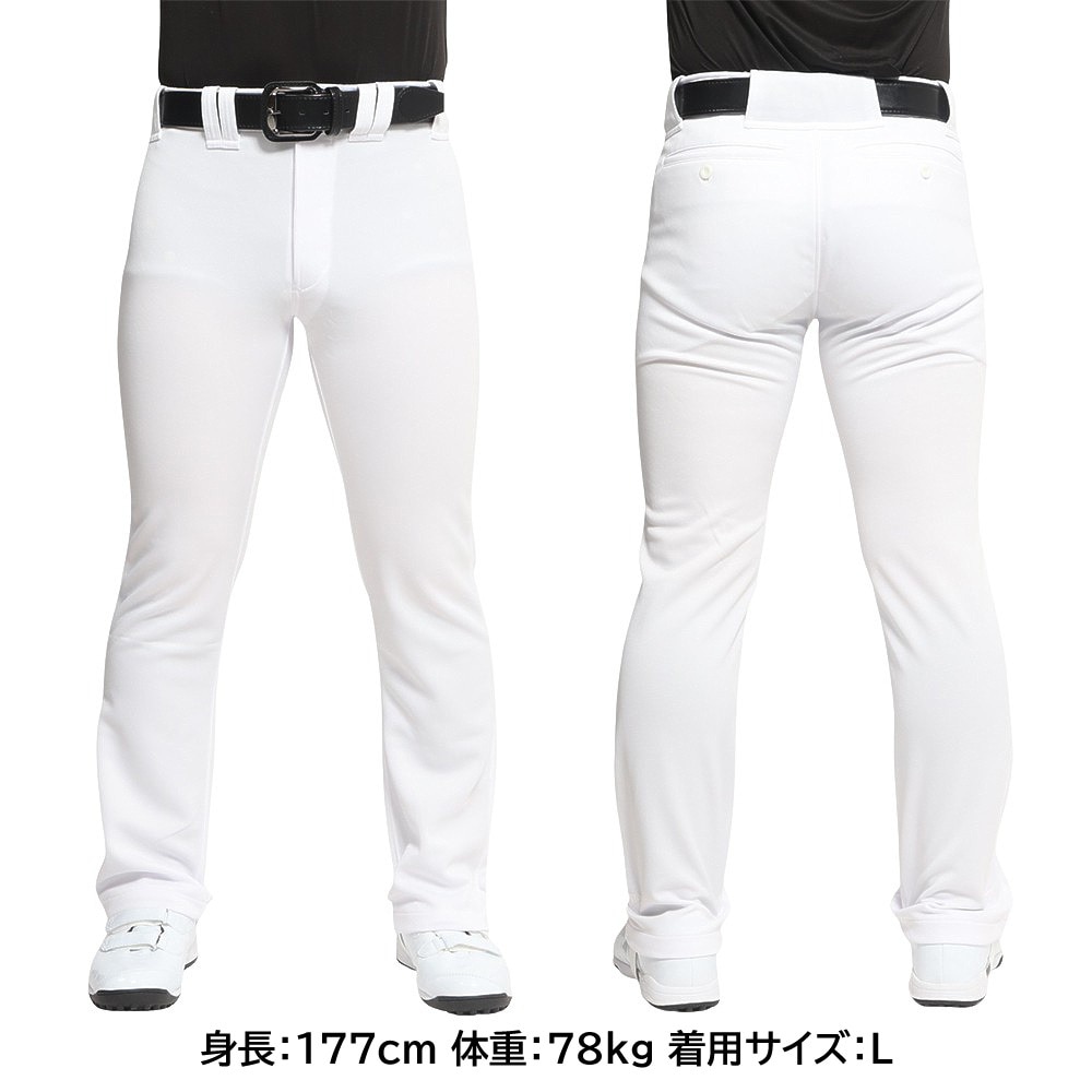 エックスティーエス（XTS）（メンズ）野球 ユニフォームパンツ 足かけ ロングパンツ 723G9ES4051 白 練習着 速乾