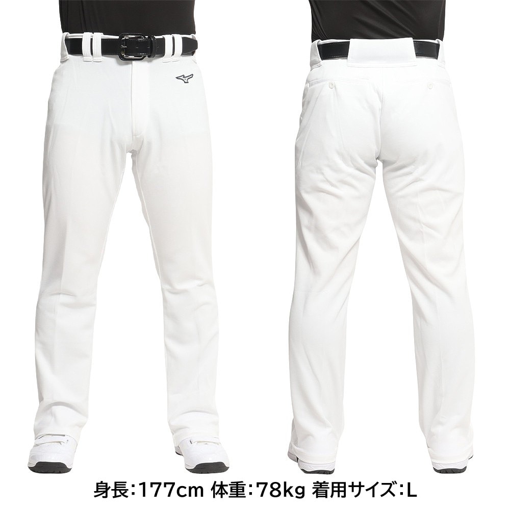 ミズノ（MIZUNO）（メンズ）野球 ユニフォームパンツ 練習着 GACHI 練習用パンツ 足掛けストレートタイプ ガチパンツ 12JD2F6501