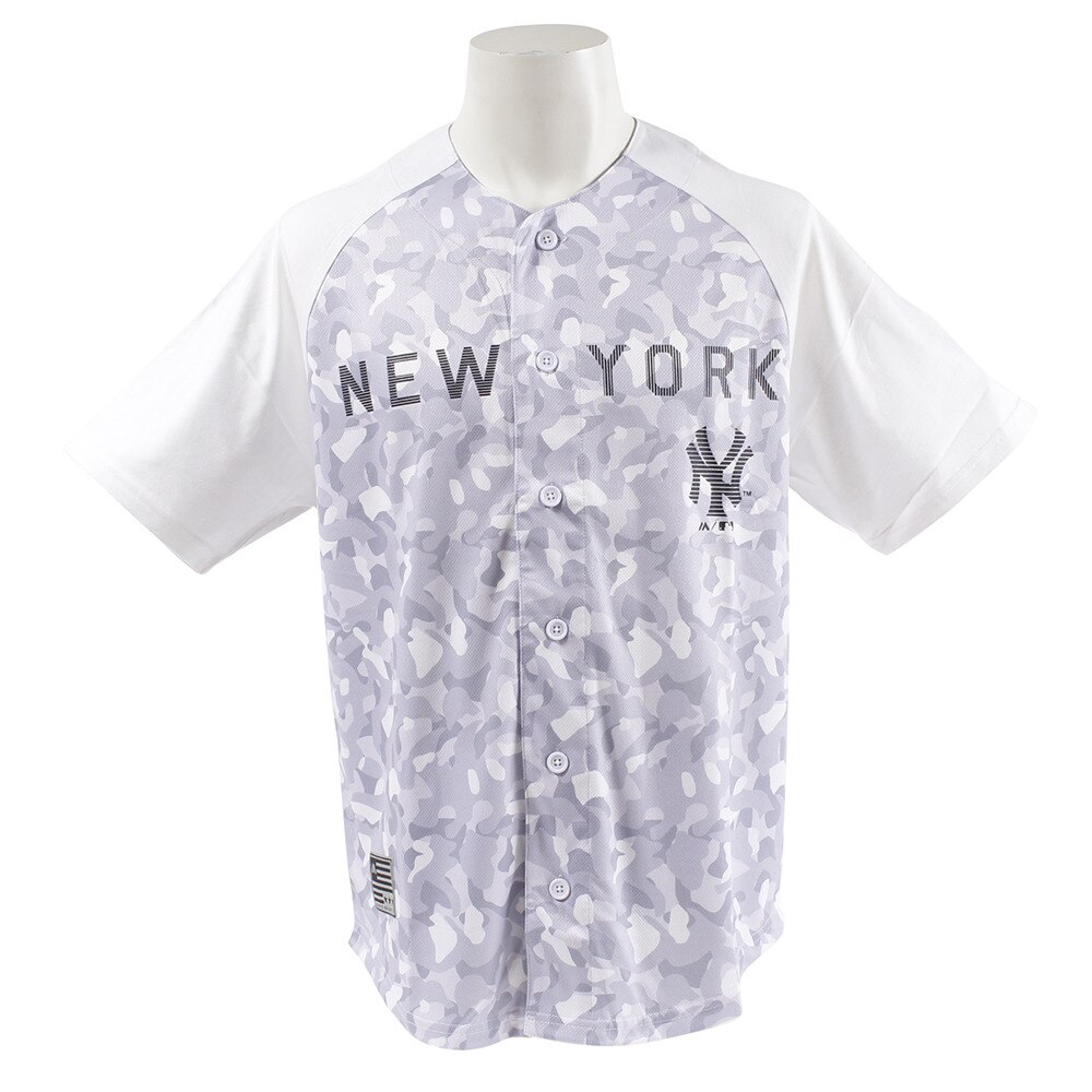  【ポイント15倍】【多少の傷汚れありの為大奉仕】UTベースボール 半袖シャツ MM21-NYK-8S03-GRY