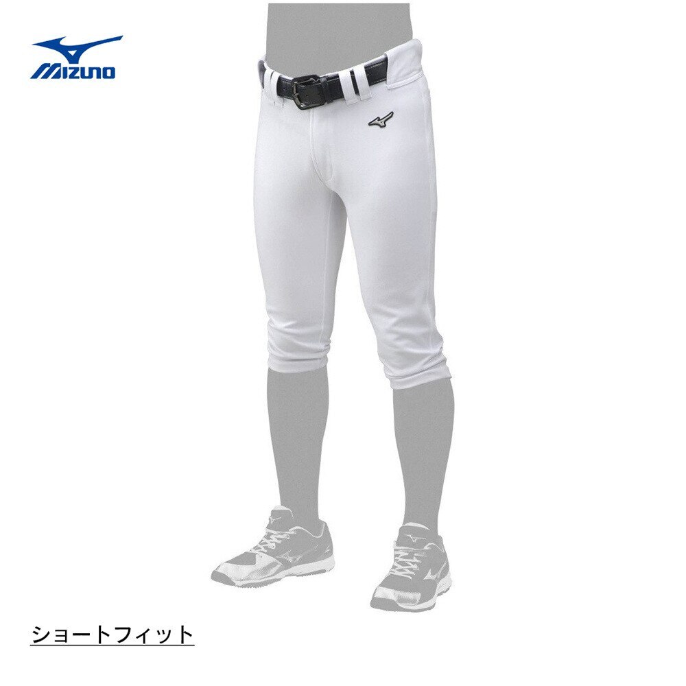 ミズノ（MIZUNO）（メンズ、レディース）野球 ユニフォームパンツ GACHI ショートフィットタイプ 12JD9F6701