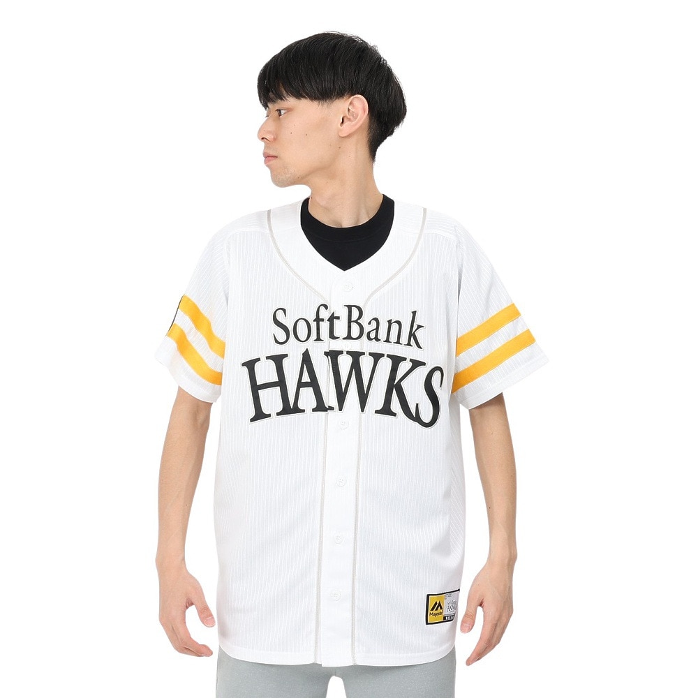 ホークス（メンズ、レディース）野球 レプリカユニフォーム 福岡ソフトバンクホークス 無地 45624507124