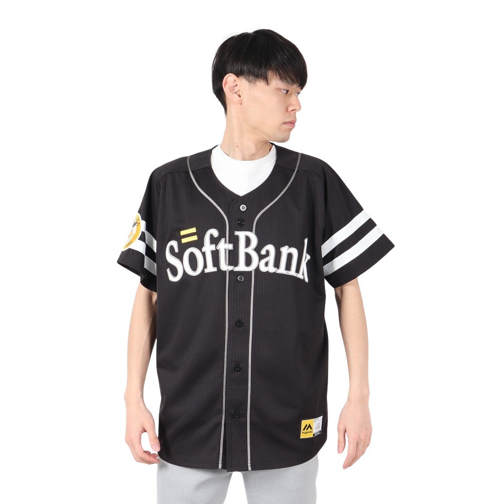 ホークス（メンズ、レディース）野球 レプリカユニフォーム ビジター 無地 福岡ソフトバンクホークス 45624507126