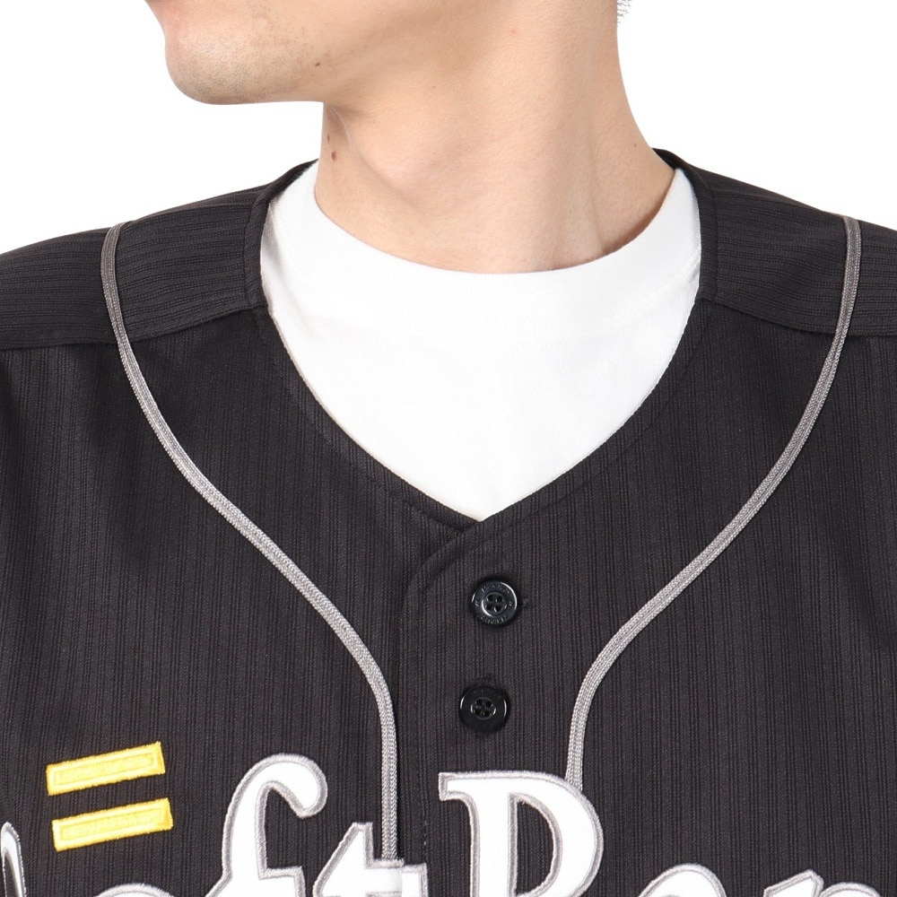 ホークス（メンズ、レディース）野球 レプリカユニフォーム ビジター 無地 福岡ソフトバンクホークス 45624507126
