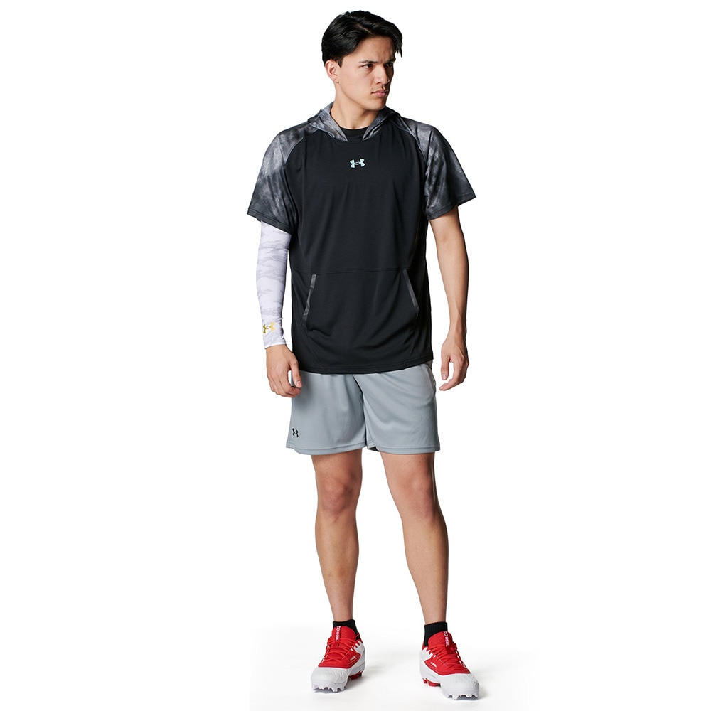 アンダーアーマー（UNDER ARMOUR）（メンズ）野球 ヤード ショートスリーブ フーディー 6001302 001