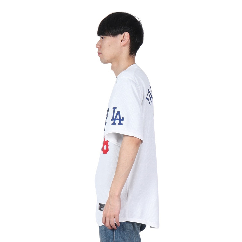 エムエルビー（MLB）（メンズ）ドジャース リミテッド レプリカユニフォーム ホワイト 山本由伸 T7LM-LDHO-LD9-4R8