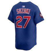 (メンズ)【MLB 東京シリーズ】カブス 鈴木誠也 リミテッドユニフォーム オルトネイト1 ブルー 25MLB WORLD TOUR TOKYO 袖パッチ付 LM25-EJA1-EJ9-7WB-P