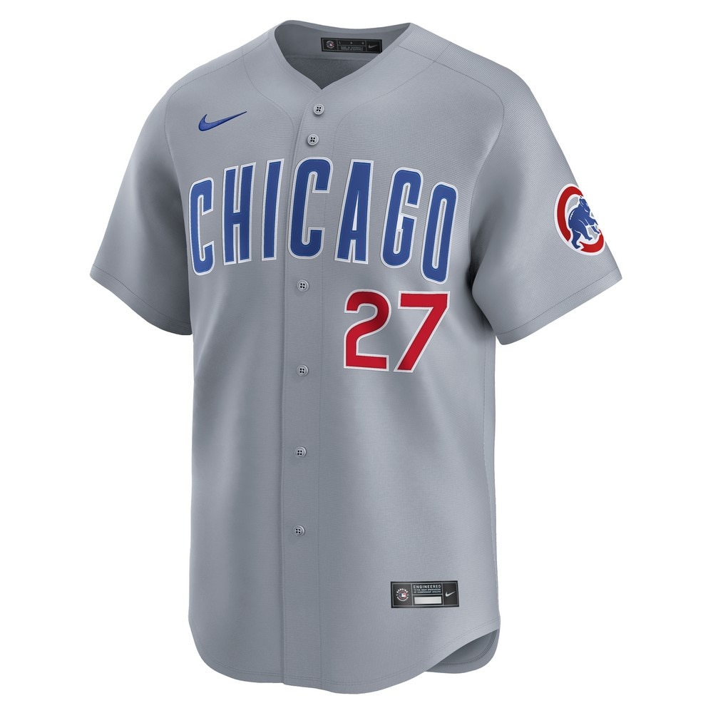 エムエルビー（MLB）（メンズ）野球 カブス 鈴木誠也リミテッドユニフォーム ロード グレー LM25-EJRD-EJ9-6K2