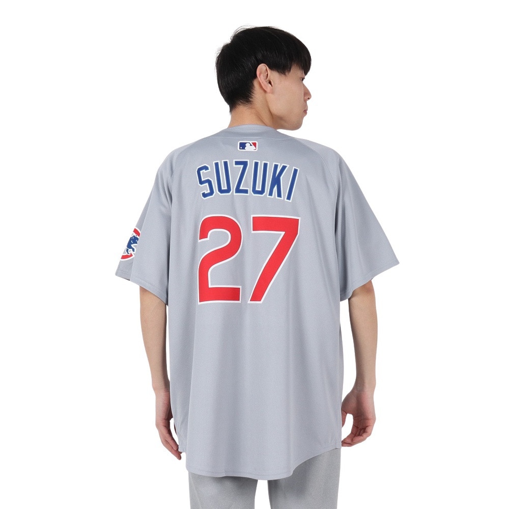 エムエルビー（MLB）（メンズ）野球 カブス 鈴木誠也リミテッドユニフォーム ロード グレー LM25-EJRD-EJ9-6K2