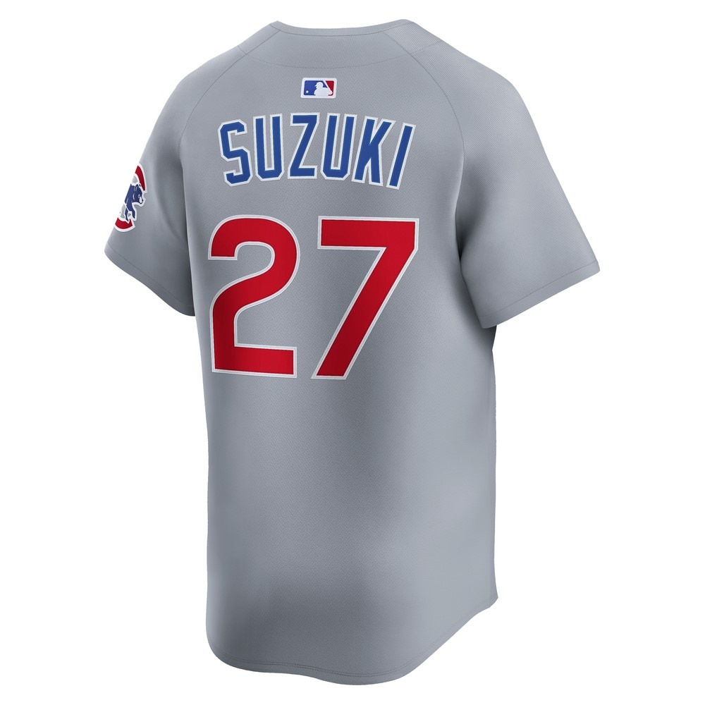 エムエルビー（MLB）（メンズ）野球 カブス 鈴木誠也リミテッドユニフォーム ロード グレー LM25-EJRD-EJ9-6K2