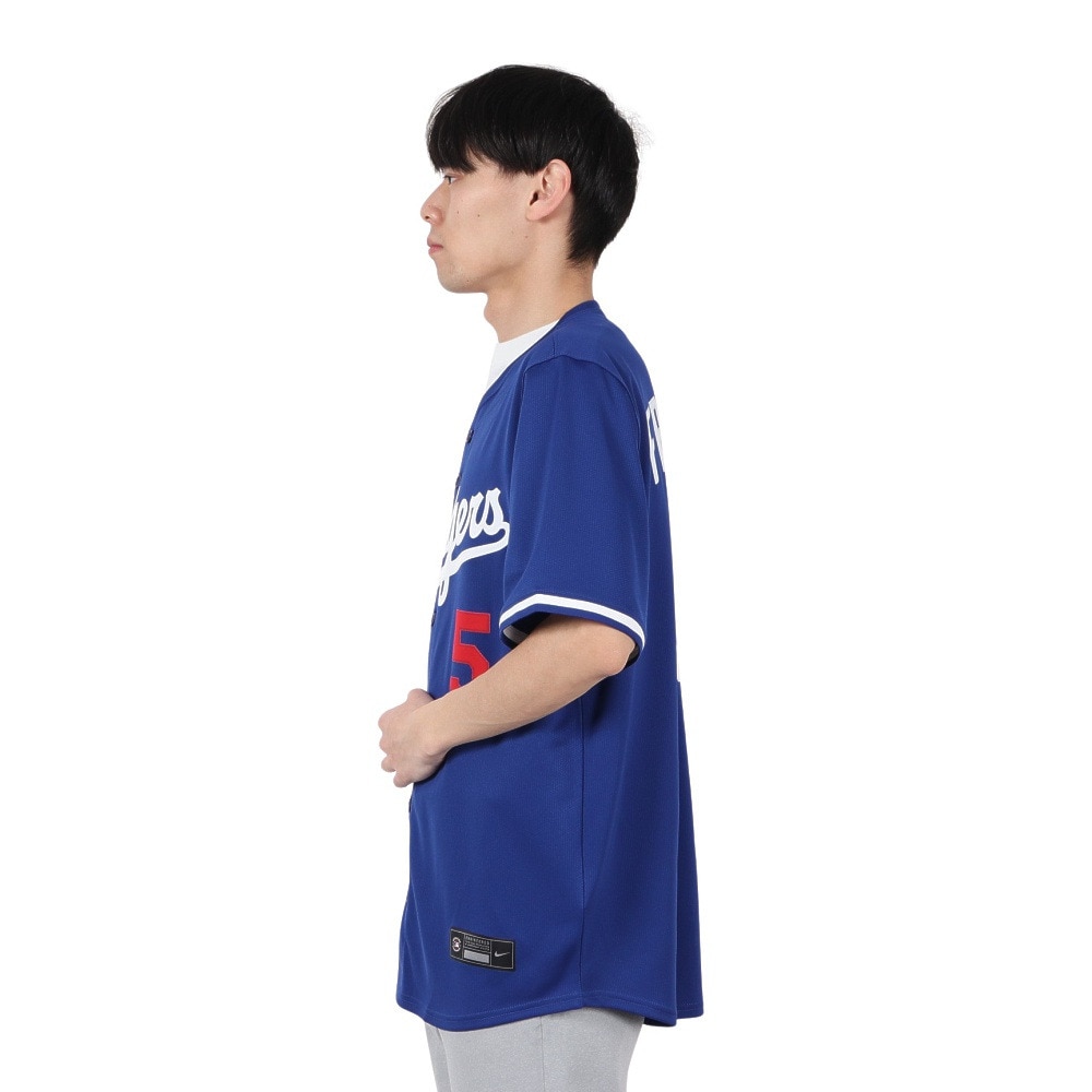 エムエルビー（MLB）（メンズ）野球 ドジャース フレディ・フリーマン リミテッドユニフォーム オルトネイト2 ブルー LM25-LDA2-LD9-HU3