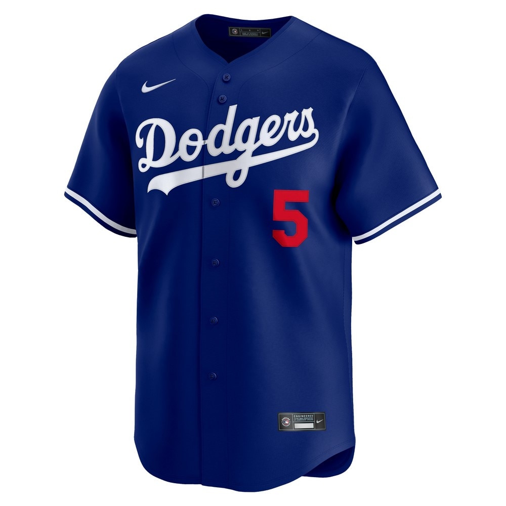 エムエルビー（MLB）（メンズ）野球 ドジャース フレディ・フリーマン リミテッドユニフォーム オルトネイト2 ブルー LM25-LDA2-LD9-HU3