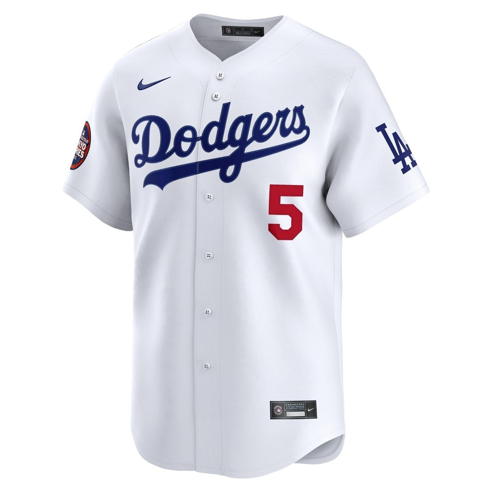エムエルビー（MLB）（メンズ）ドジャース フレディ・フリーマン リミテッドユニフォーム ホーム ホワイト LM25-LDHO-LD9-HU3