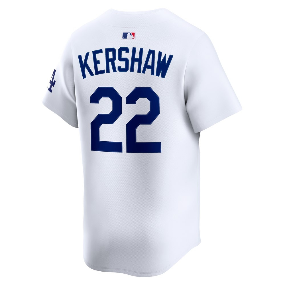 エムエルビー（MLB）（メンズ）ドジャース クレイトン・カーショー リミテッドユニフォーム ホーム ホワイト LM25-LDHO-LD9-HUK