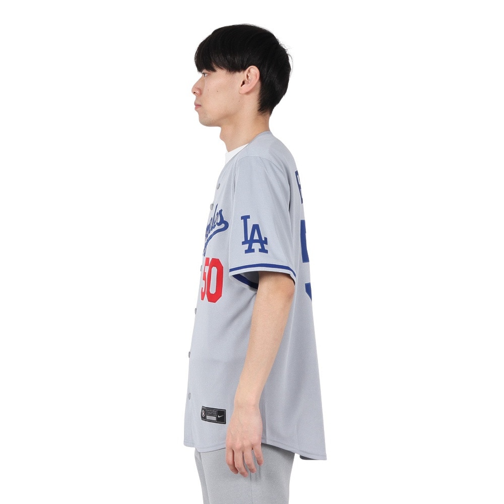 エムエルビー（MLB）（メンズ）ドジャース ムーキー・ベッツ リミテッドユニフォーム ロード グレー LM25-LDRD-LD9-HU2