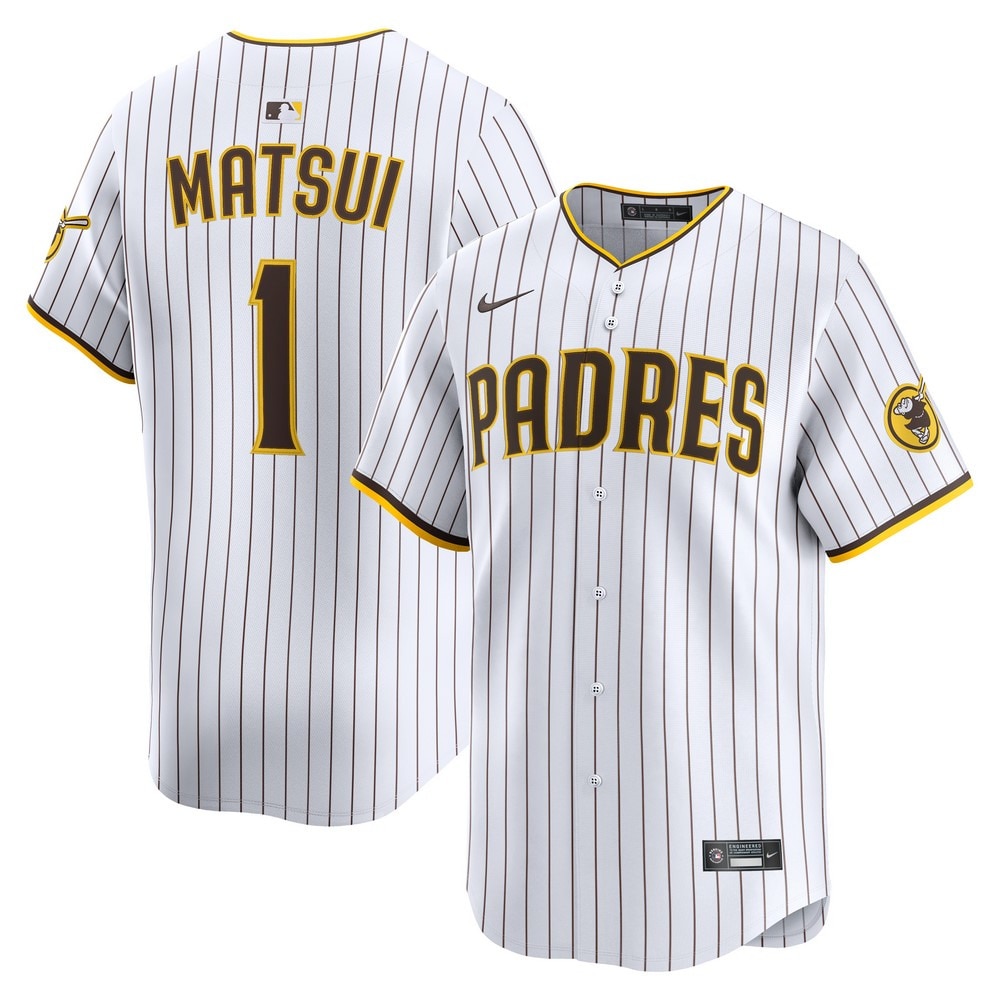 エムエルビー（MLB）（メンズ）パドレス 松井裕樹 リミテッドユニフォーム LM25-PYHO-PY9-7TD