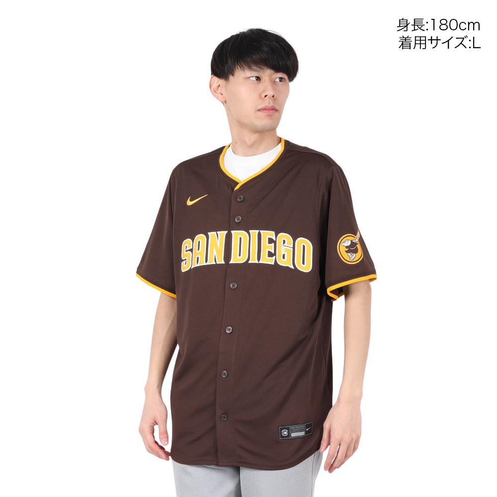 エムエルビー（MLB）（メンズ）野球 パドレス 松井裕樹 リミテッドユニフォーム LM25-PYRD-PY9-7TD