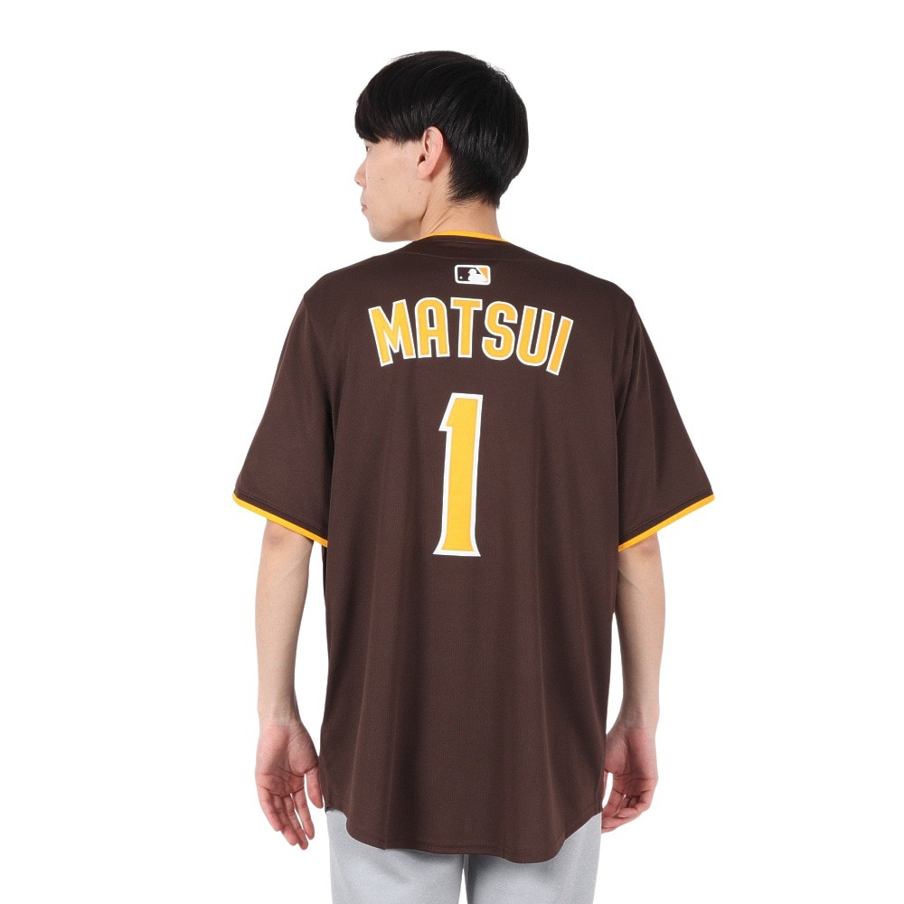 エムエルビー（MLB）（メンズ）野球 パドレス 松井裕樹 リミテッドユニフォーム LM25-PYRD-PY9-7TD