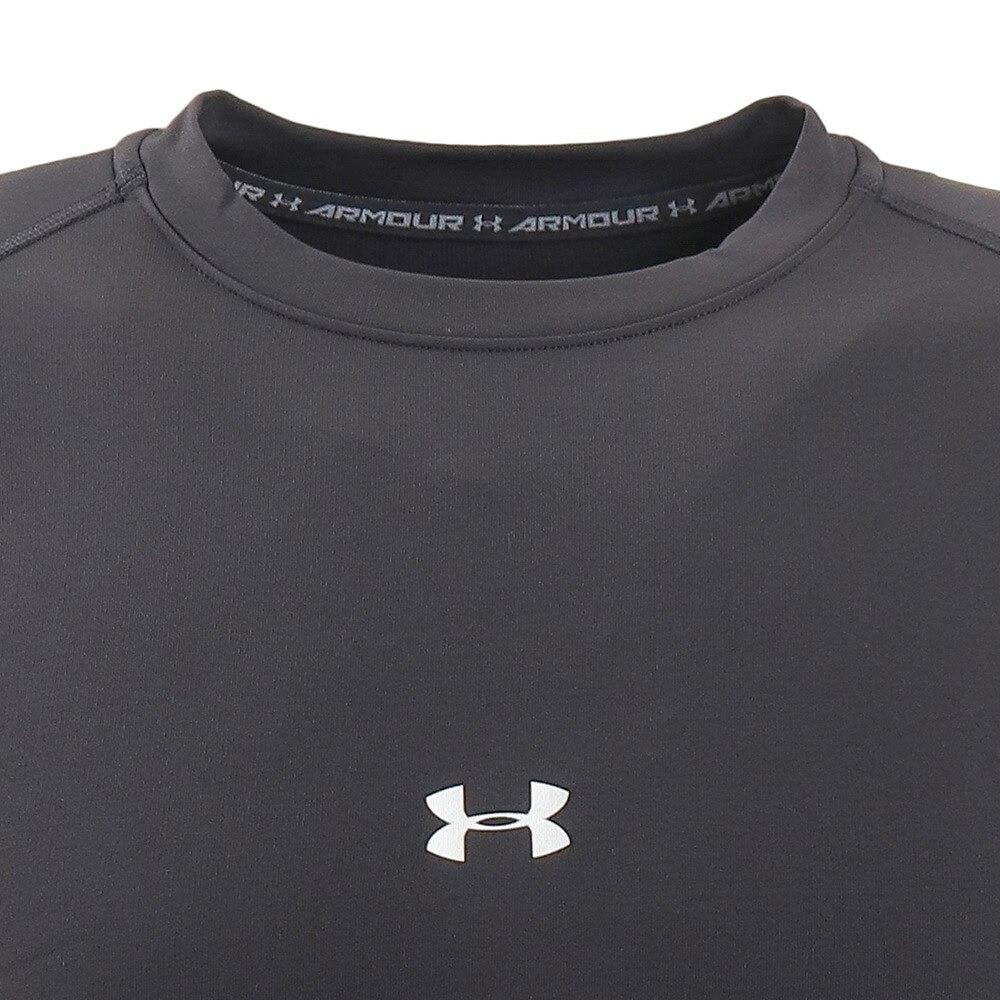 アンダーアーマー（UNDER ARMOUR）（メンズ）コールドギアアーマー ロングスリーブ クルーネックシャツ 1346865 BLK BB 防寒  トレーニング 冬用 長袖 インナー