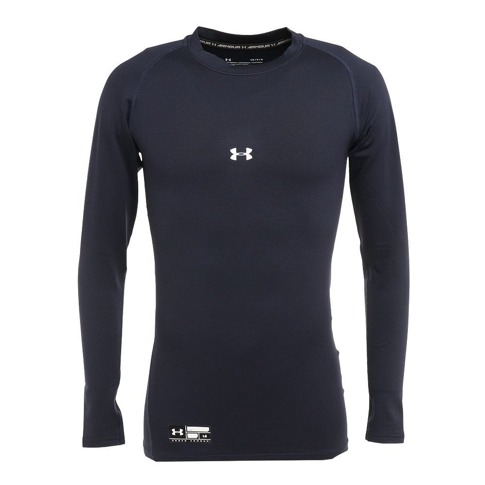 アンダーアーマー（UNDER ARMOUR）（メンズ）コールドギアアーマー ロングスリーブ クルーネックシャツ 1346865 MDN BB 防寒  トレーニング 冬用 長袖 インナー スポーツ用品はスーパースポーツゼビオ