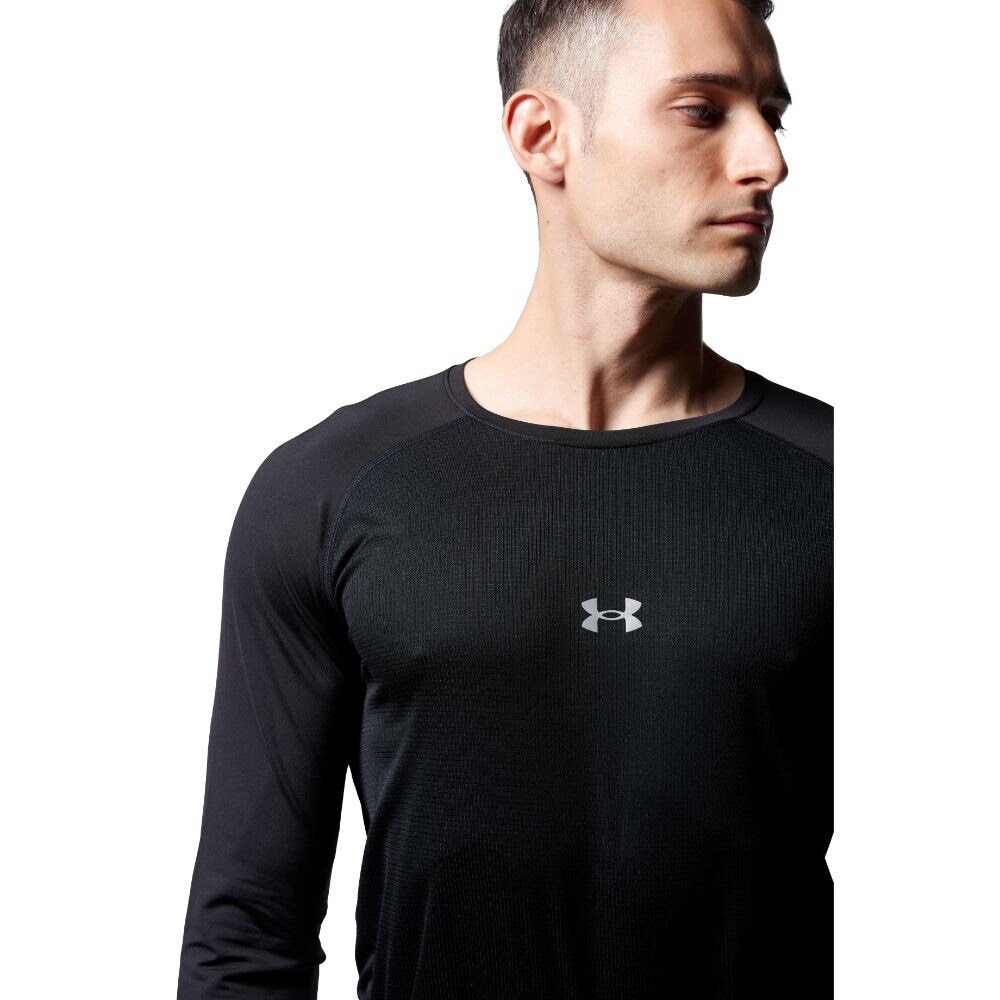 アンダーアーマー（UNDER ARMOUR）（メンズ）野球 アンダーシャツ フィットコンフォート ロングスリーブ 1364469 黒