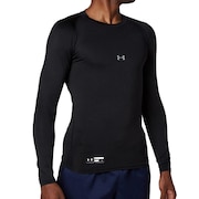 アンダーアーマー（UNDER ARMOUR）（メンズ）アンダーシャツ ヒートギアアーマー コンプレッション ロングスリーブ クルー 1358646 001 速乾