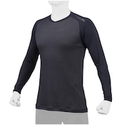 (メンズ) ミズノプロ アンダーシャツ KUGEKI ICE V-Coolネック 長袖 12JA2P14 ドライエアロフロー 夏用