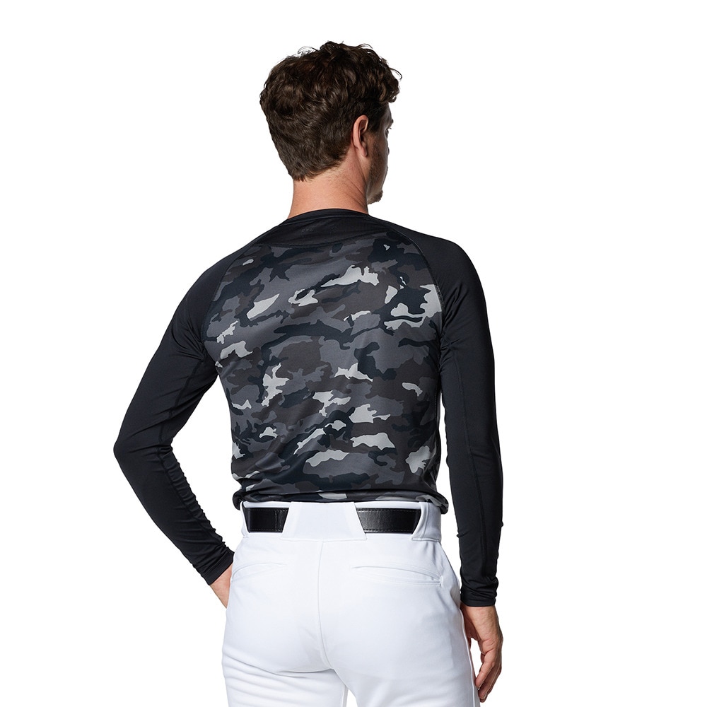 アンダーアーマー（UNDER ARMOUR）（メンズ）野球 アンダーシャツ フィッティド コンフォート ノベルティ ロングスリーブ アンダー シャツ 1371959 002 速乾