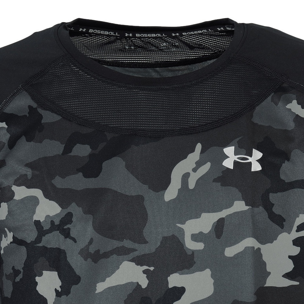 アンダーアーマー（UNDER ARMOUR）（メンズ）野球 アンダーシャツ フィッティド コンフォート ノベルティ ロングスリーブ アンダー シャツ 1371959 002 速乾